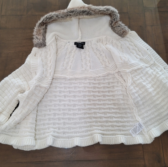 Cynthia Rawling Hooded Knit Sweater Cardigan Toddler Size 5T - Picture 5 of 9